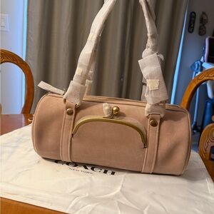 Coach Runway Kisslock Barrel